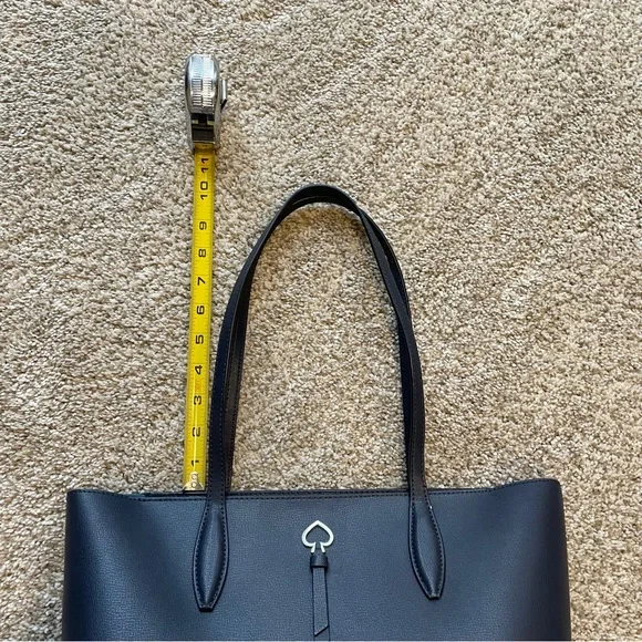 KATE SPADE navy blue small tote shoulder bag purse - Picture 9 of 16